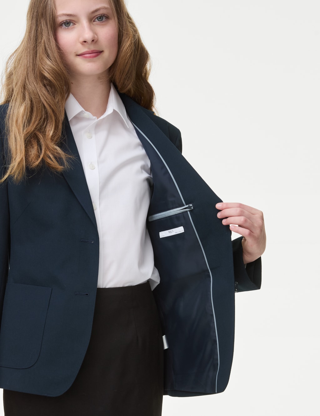 Senior Girls Regular Fit School Blazer (9-18 Yrs) 5 of 6