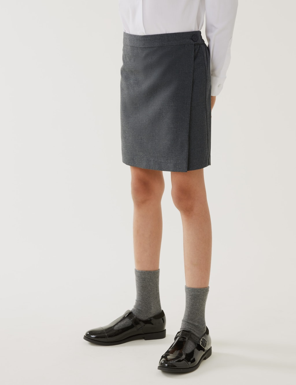 Girls' Regular Fit School Skort (2-18 Yrs) 4 of 5