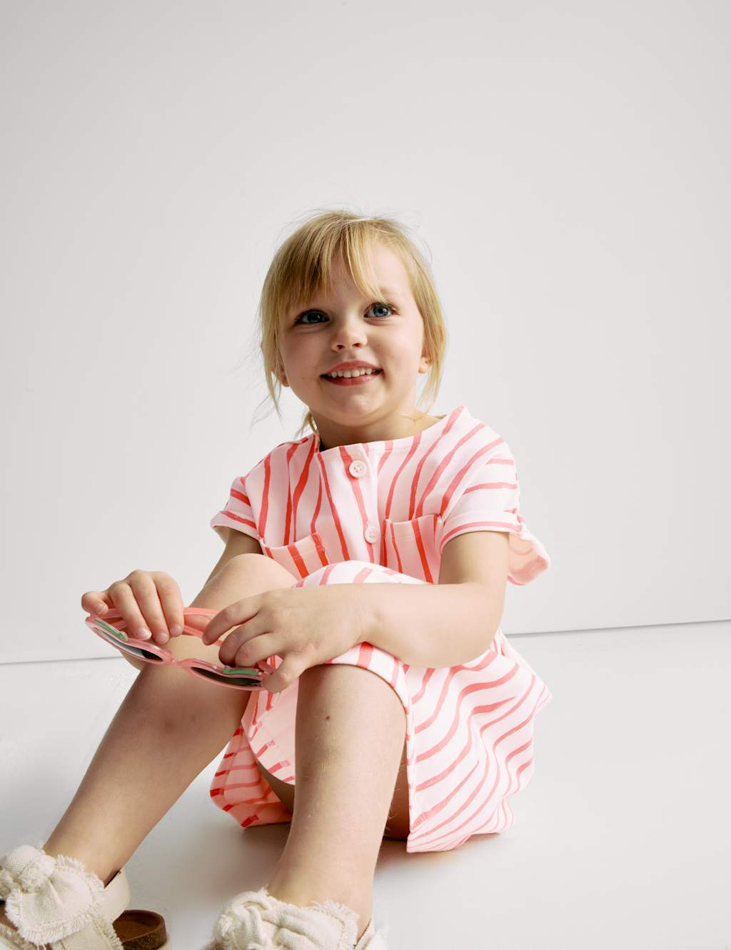 Cotton Rich Jersey Striped Dress (2-8 Yrs) 5 of 7