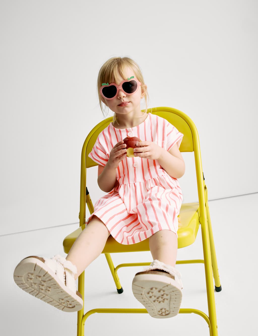 Cotton Rich Jersey Striped Dress (2-8 Yrs) 6 of 7
