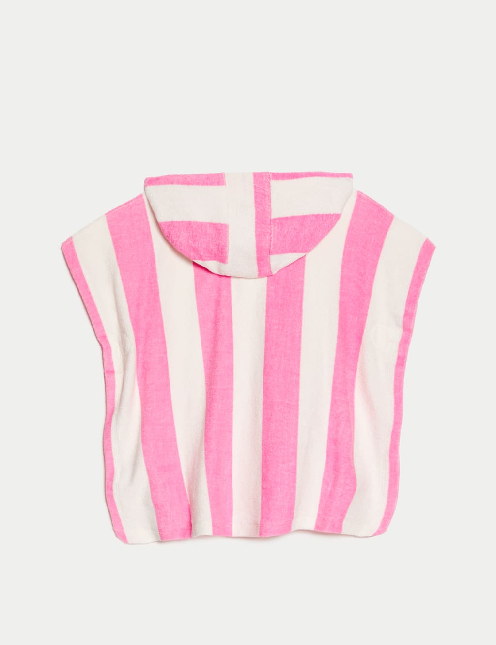 Pure Cotton Towelling Striped Poncho (2-8 Yrs) 3 of 3