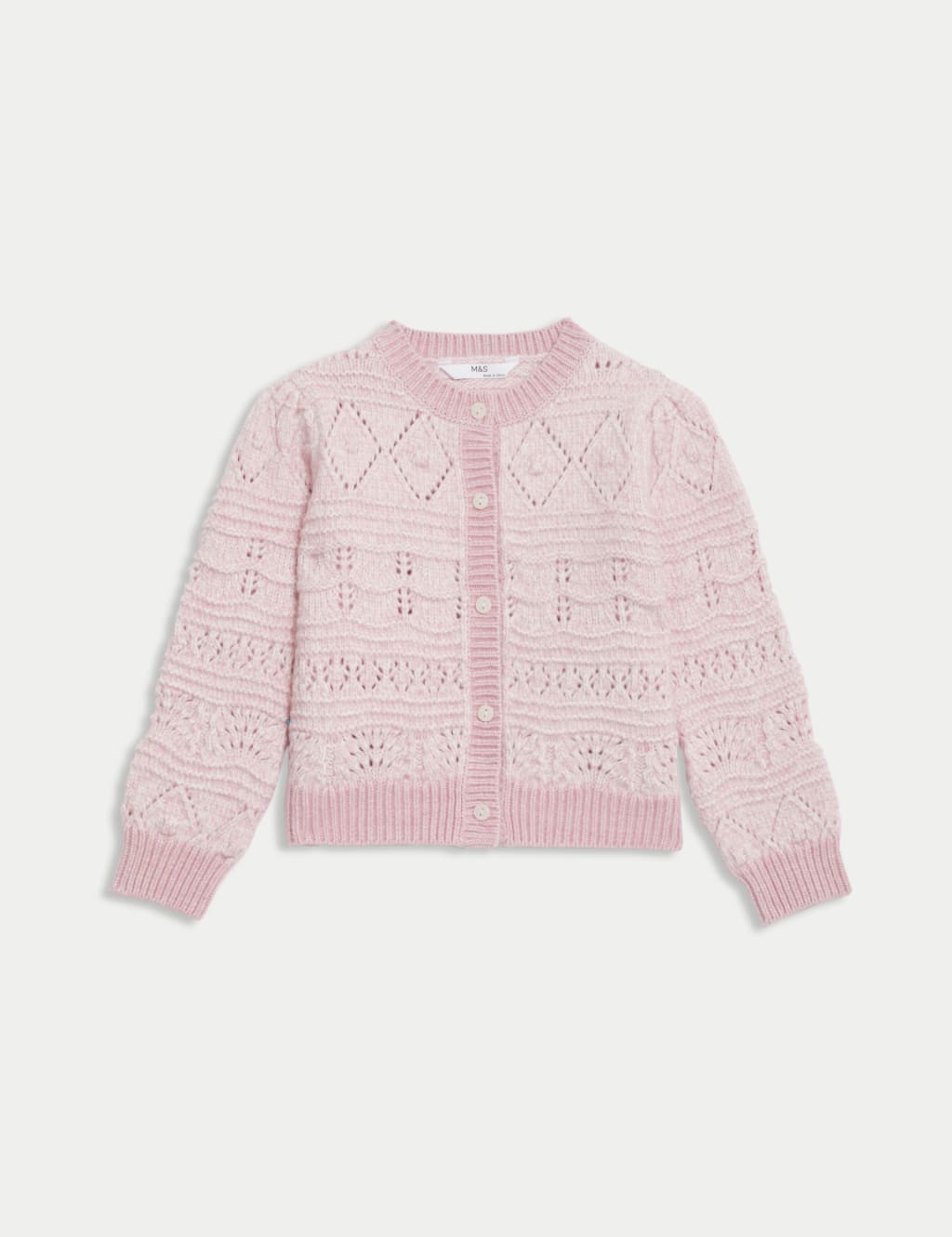 M and s pink cardigan store