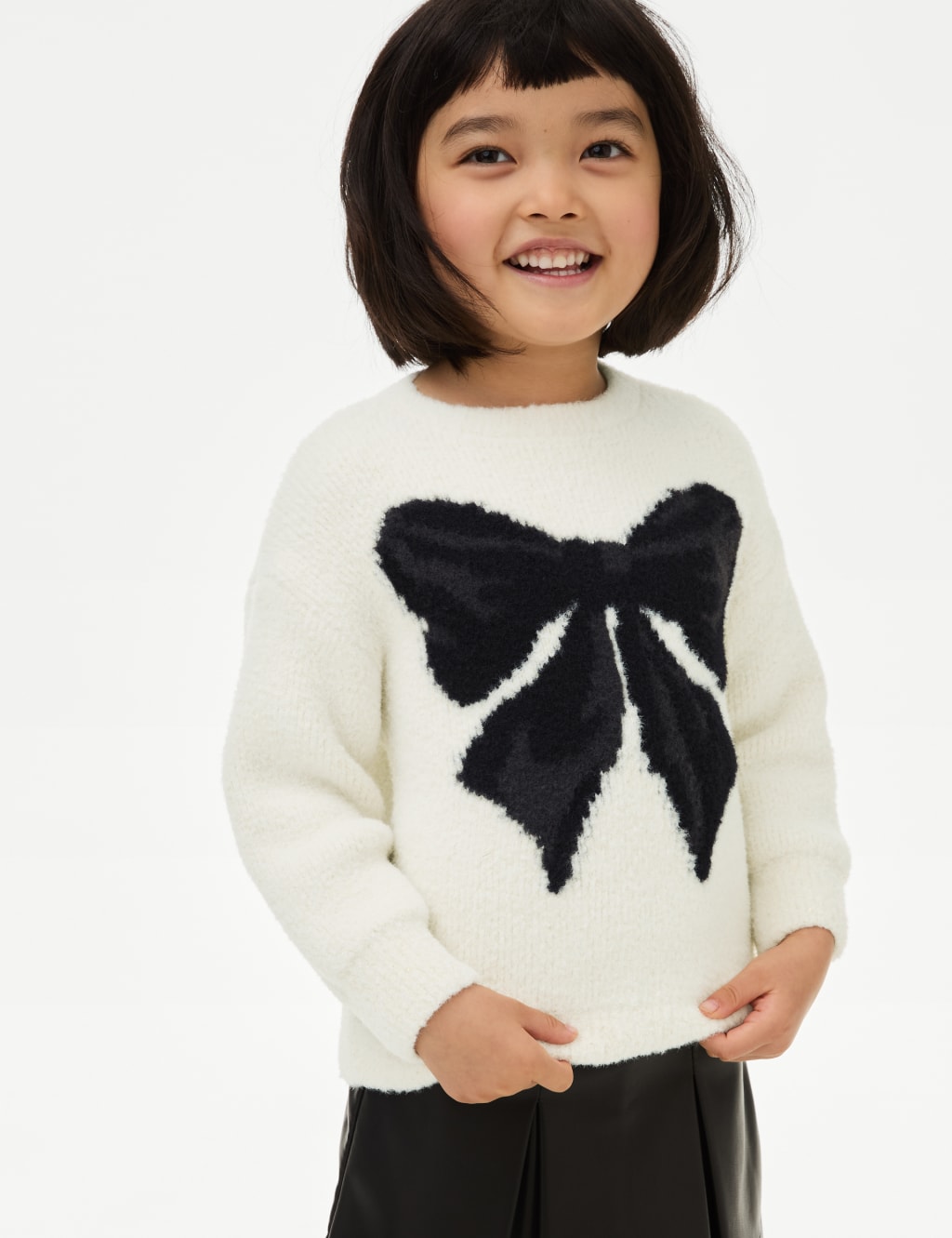 M&s girls christmas jumper top