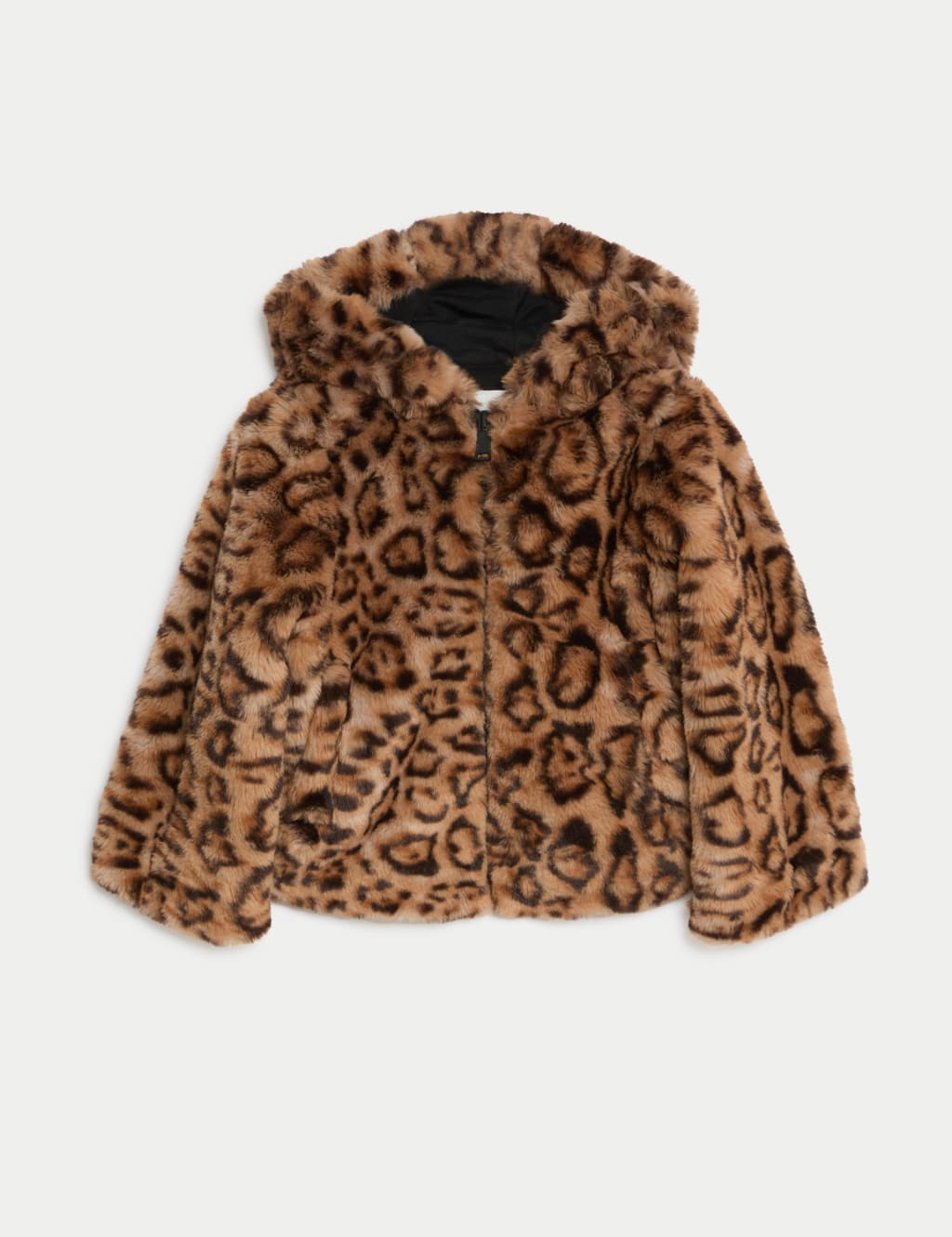 Marks and spencer faux fur jacket discount