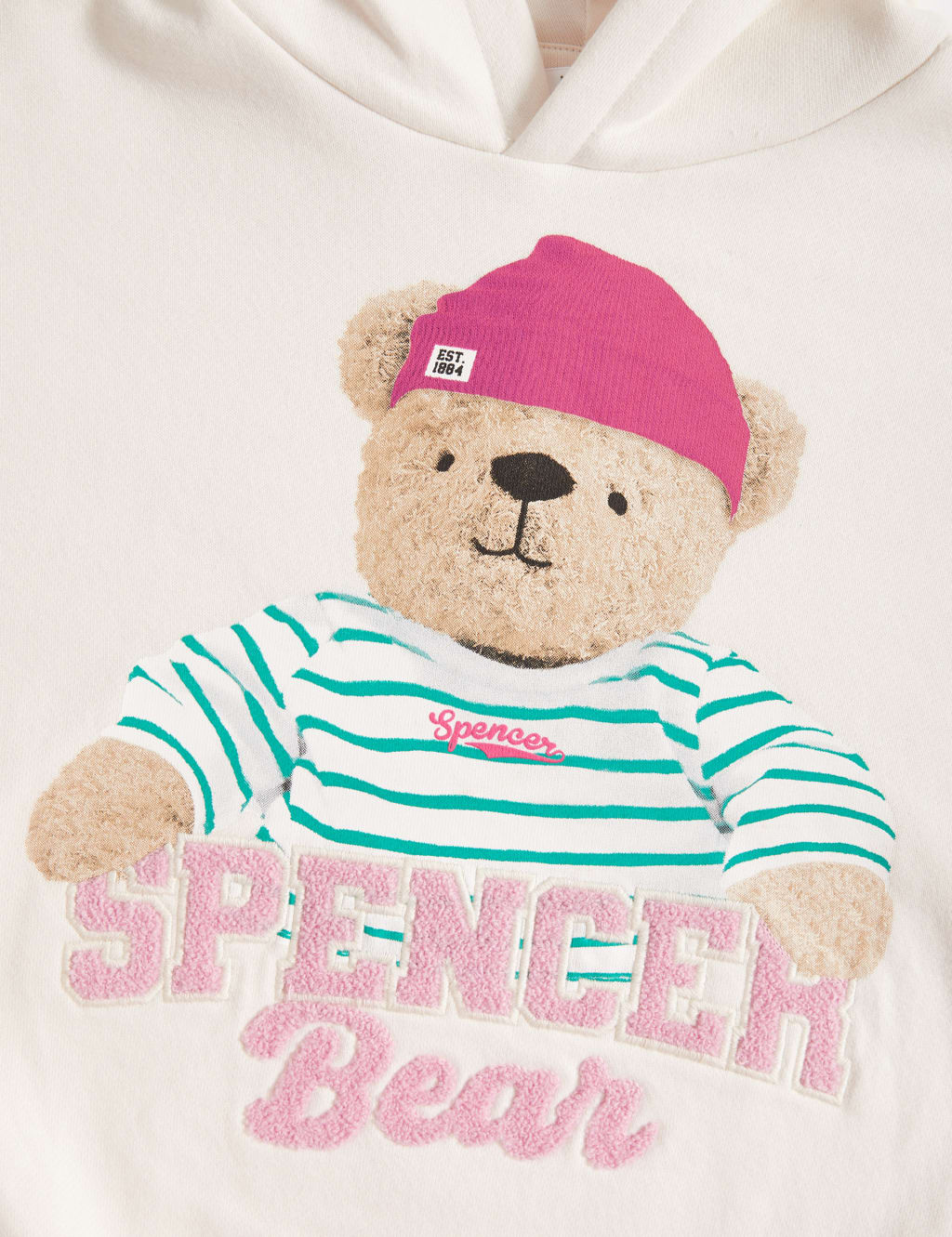 Cotton Rich Spencer Bear Hoodie 2 8 Yrs Spencer Bear M S