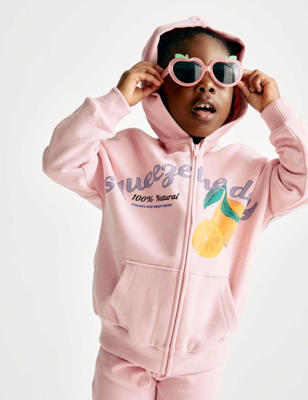 2pc Cotton Rich Fruit Hoodie Outfit (2-8 Yrs) 4 of 5