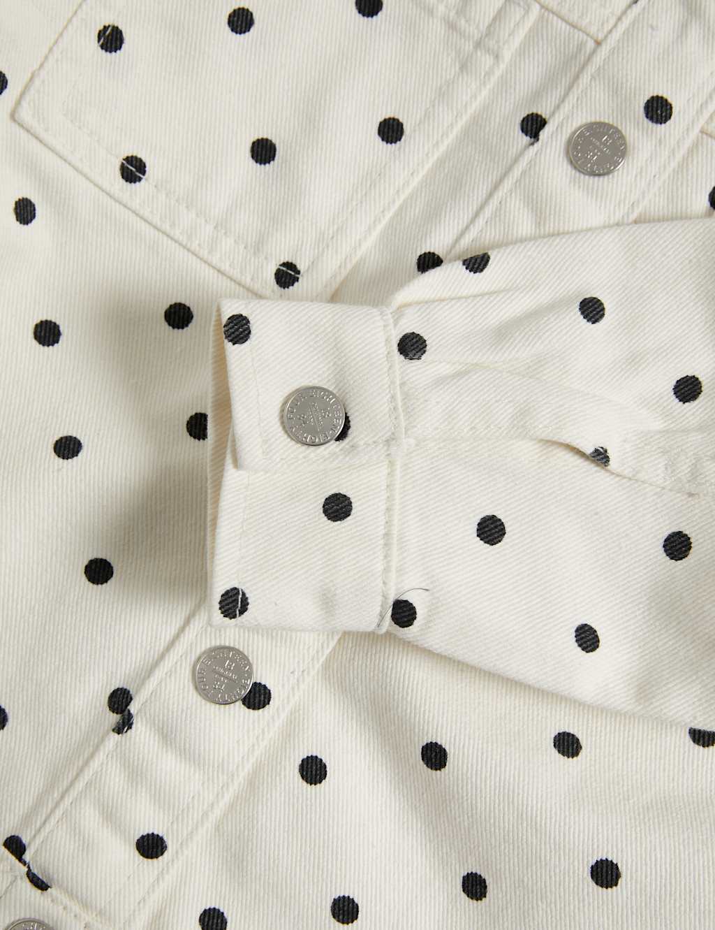 Denim Polka Dot Shacket (2-8 Yrs) 8 of 8