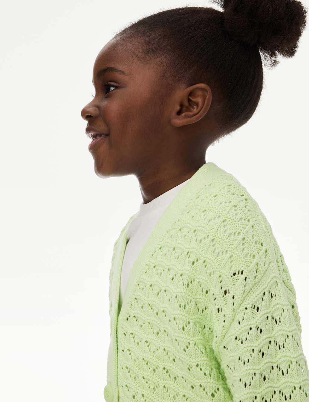 Pure Cotton Knitted Cardigan (2-8 Yrs) 3 of 5