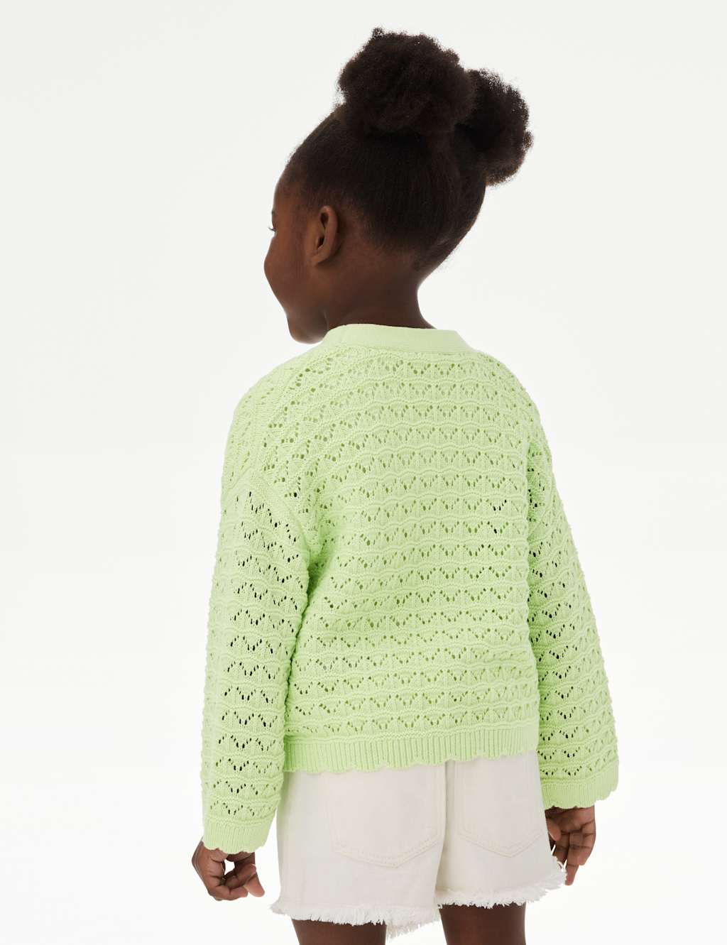 Pure Cotton Knitted Cardigan (2-8 Yrs) 4 of 5