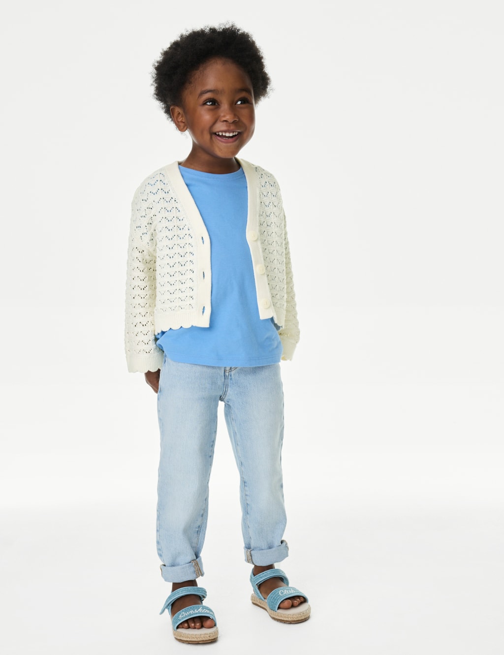 Pure Cotton Knitted Cardigan (2-8 Yrs) 3 of 5