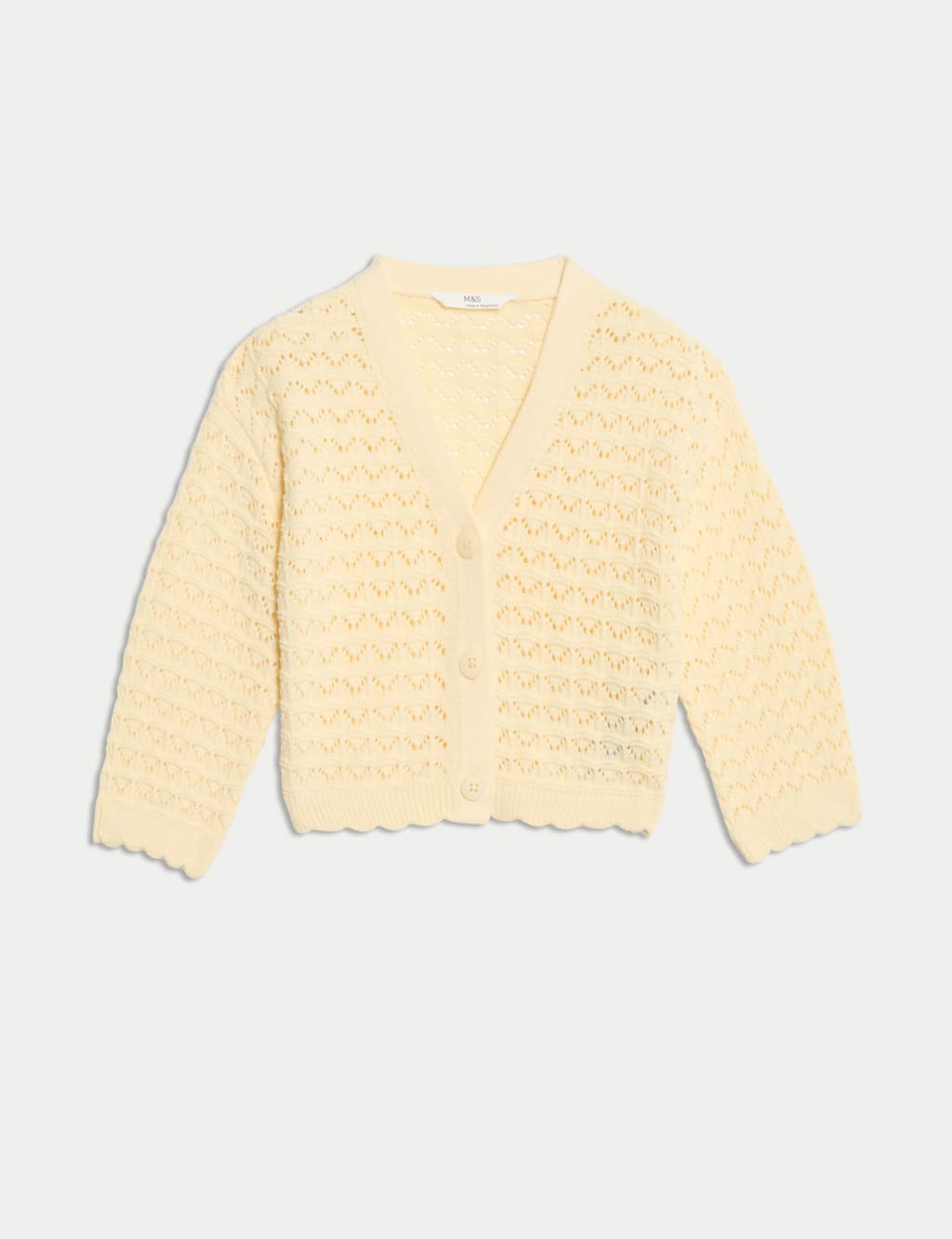 Pure Cotton Knitted Cardigan (2-8 Yrs) 2 of 5