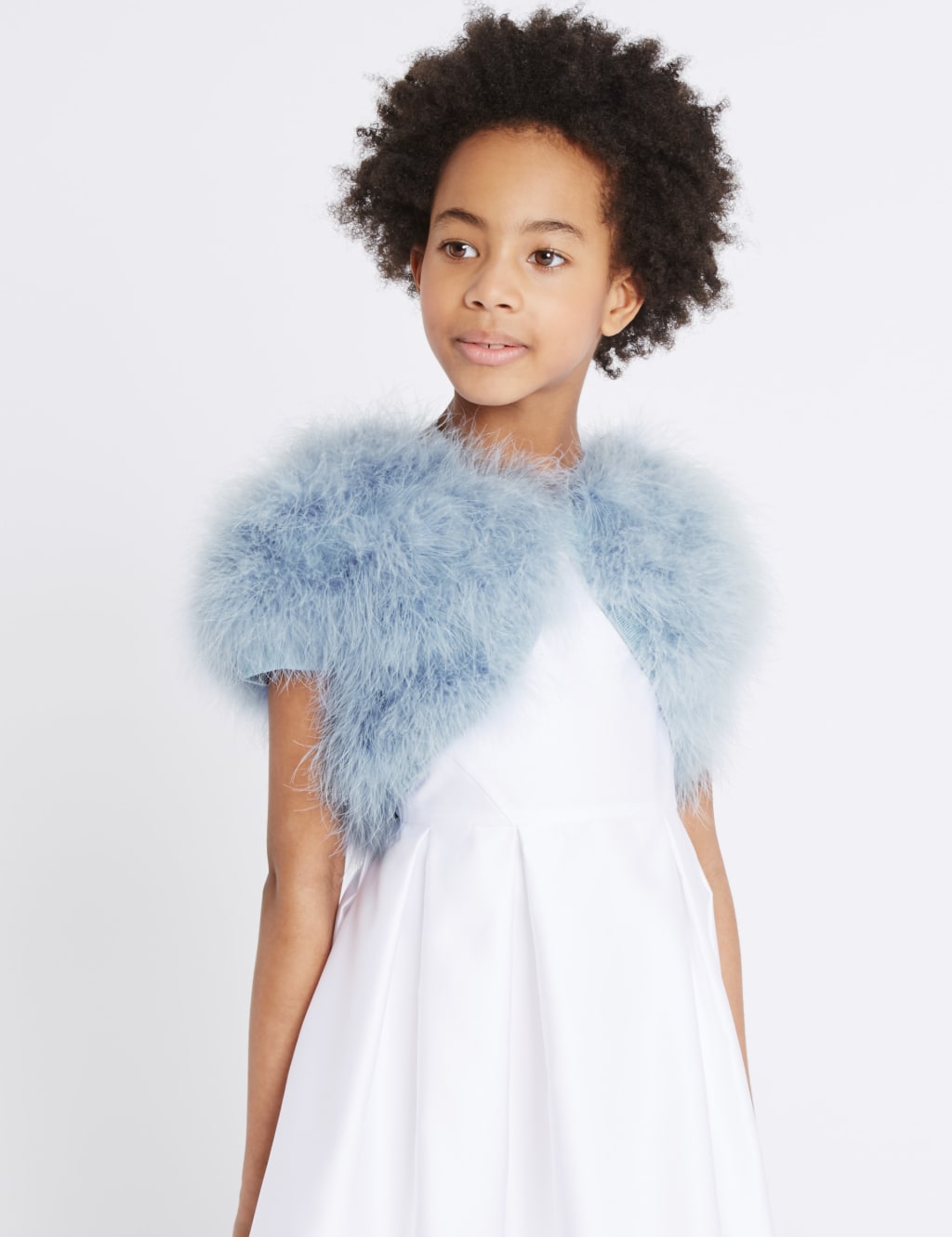 Marabou Cardigan (4-14 Years) 1 of 3