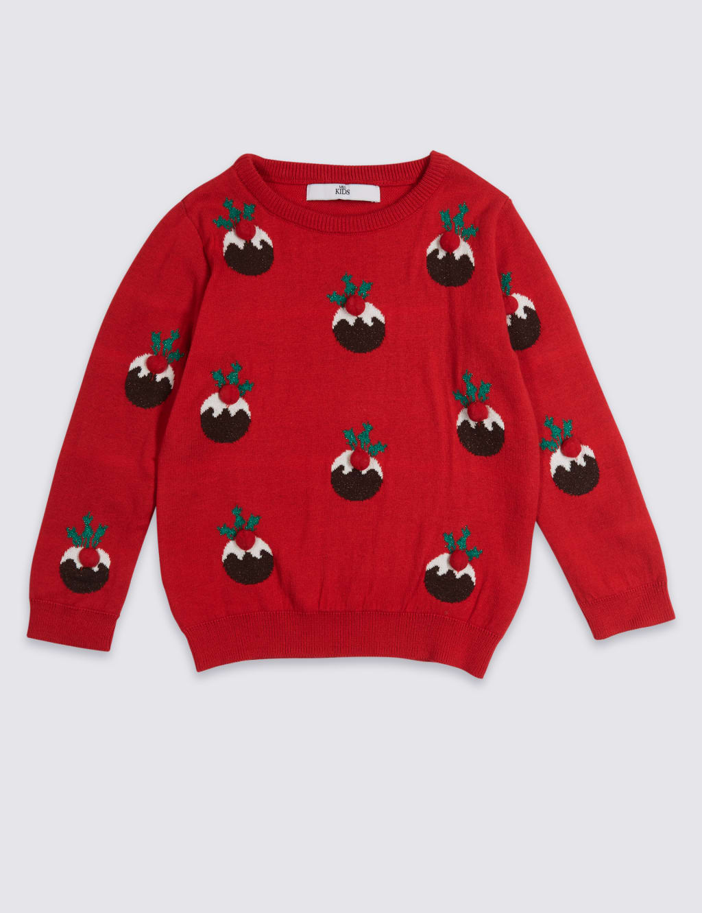 Cotton Rich Christmas Pudding Jumper 3 Months 3 Years M S