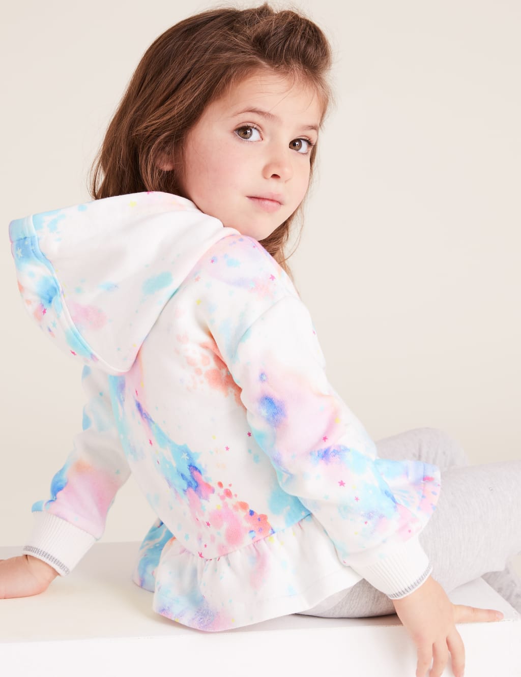 Cotton Tie Dye Print Hoodie (2-7 Yrs) 4 of 4