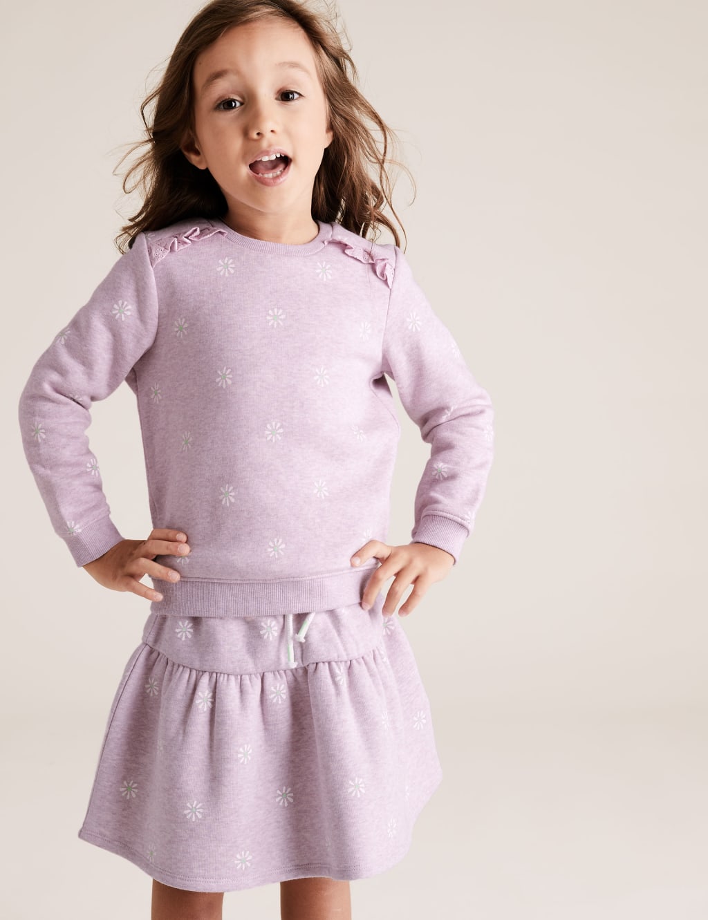 Cotton Floral Sweatshirt (2-7 Yrs) 3 of 4