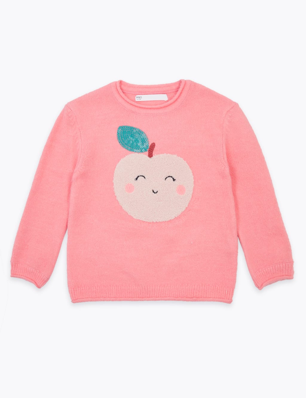 Sequin Apple Jumper (2-7 Years) 2 of 4