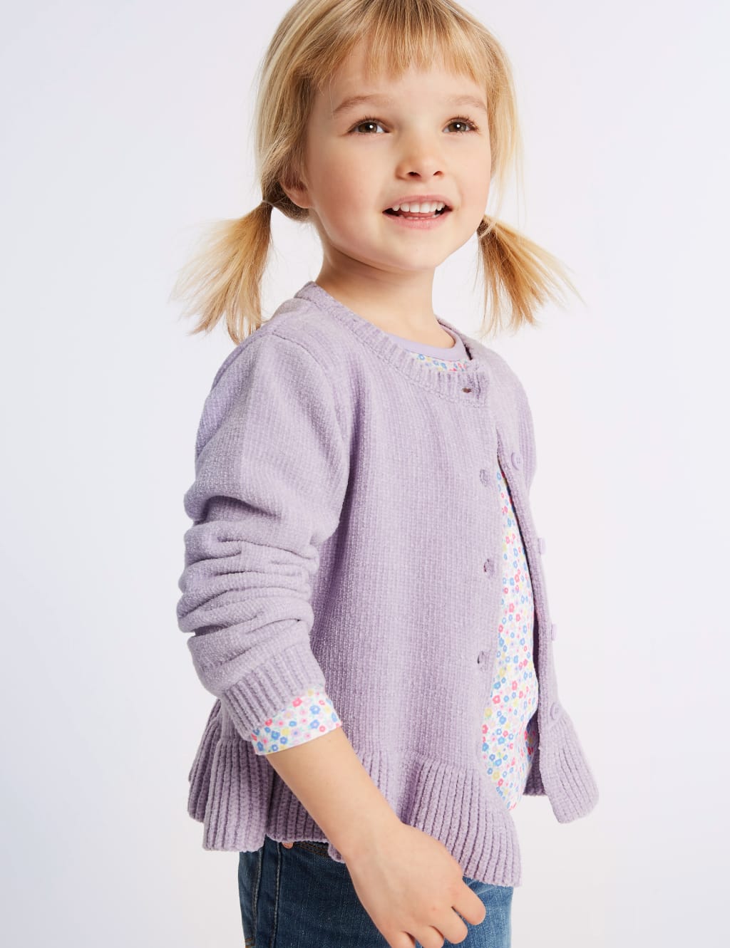 Frill Hem Cardigan (3 Months - 7 Years) 1 of 4