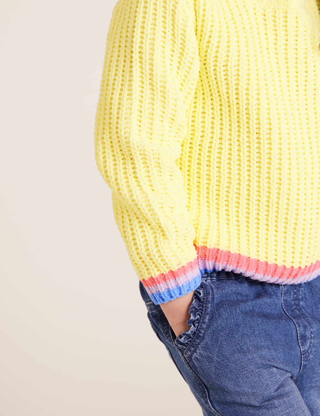 Chenille Striped Cuff Jumper (2-7 Yrs) 3 of 4