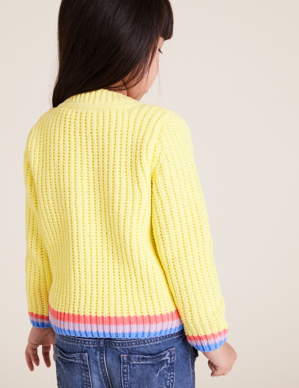 Chenille Striped Cuff Jumper (2-7 Yrs) 4 of 4