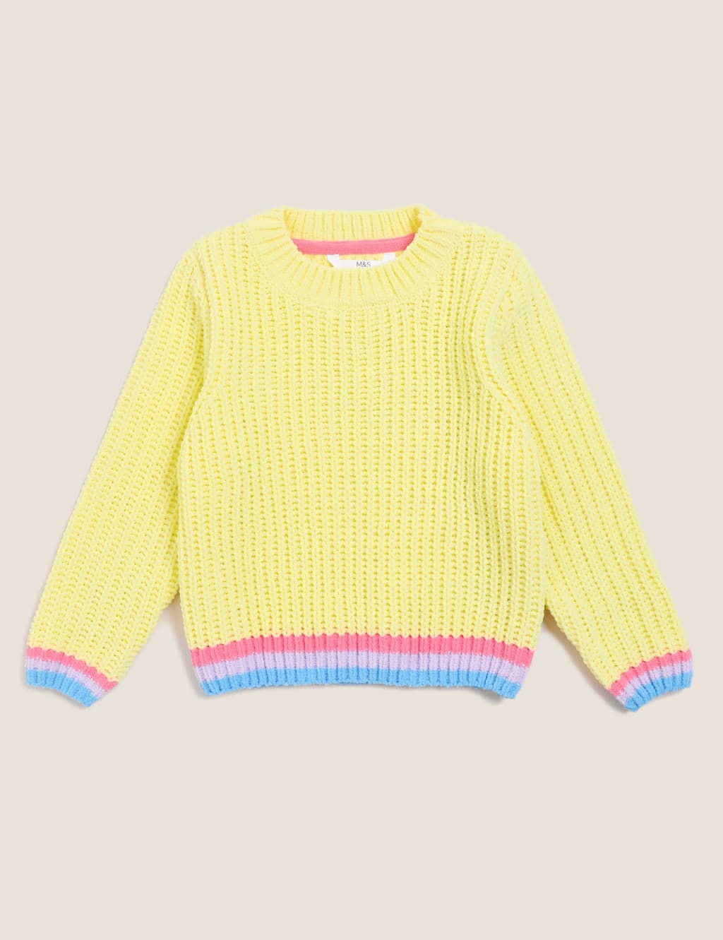 Chenille Striped Cuff Jumper (2-7 Yrs) 2 of 4