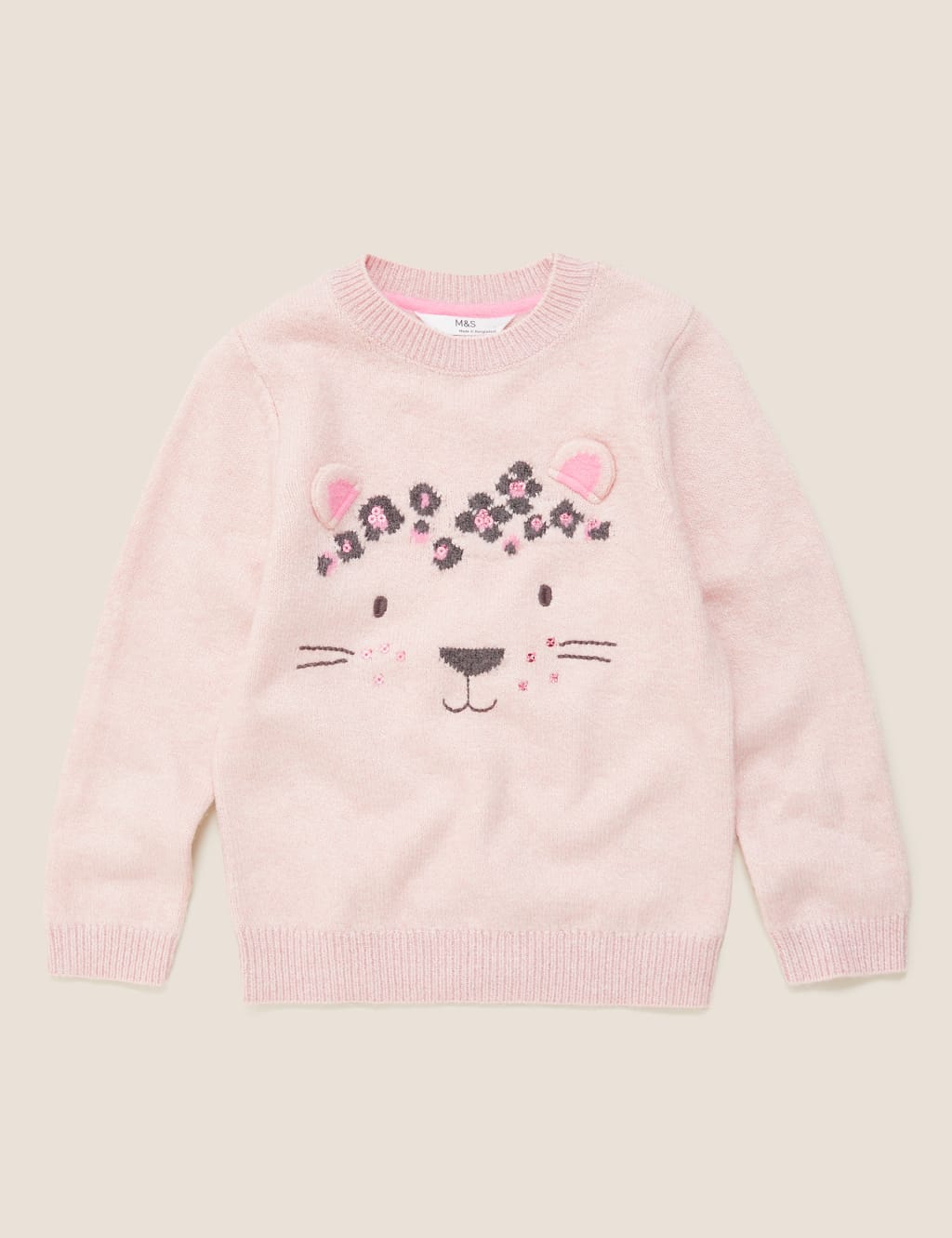 Leopard Sequin Jumper (2-7 Yrs) 2 of 5