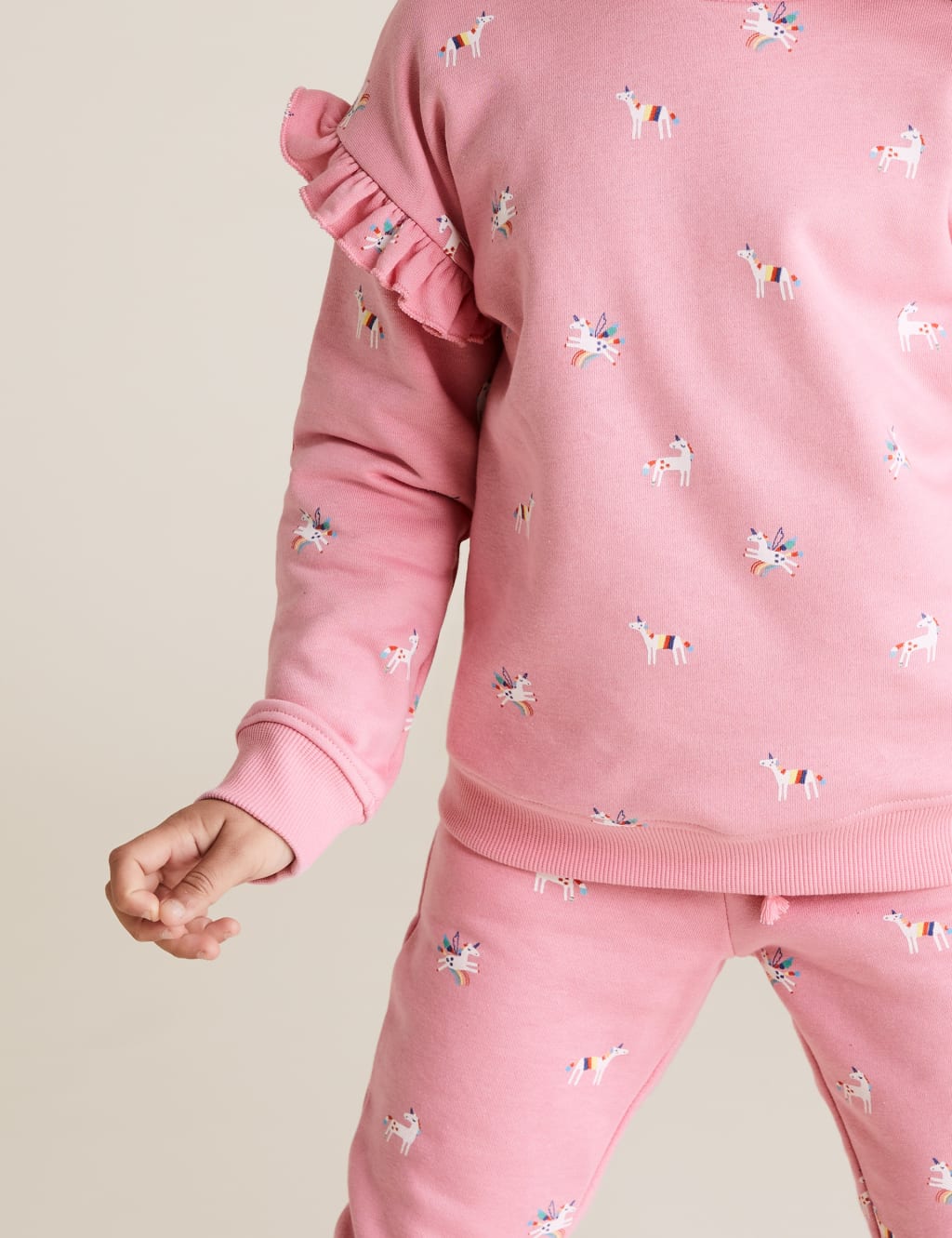 Cotton Unicorn Print Sweatshirt 3 of 4