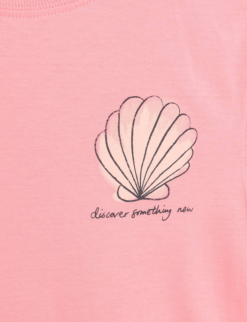 Pure Cotton Shell Slogan T-Shirt (2-8 Yrs) 5 of 6