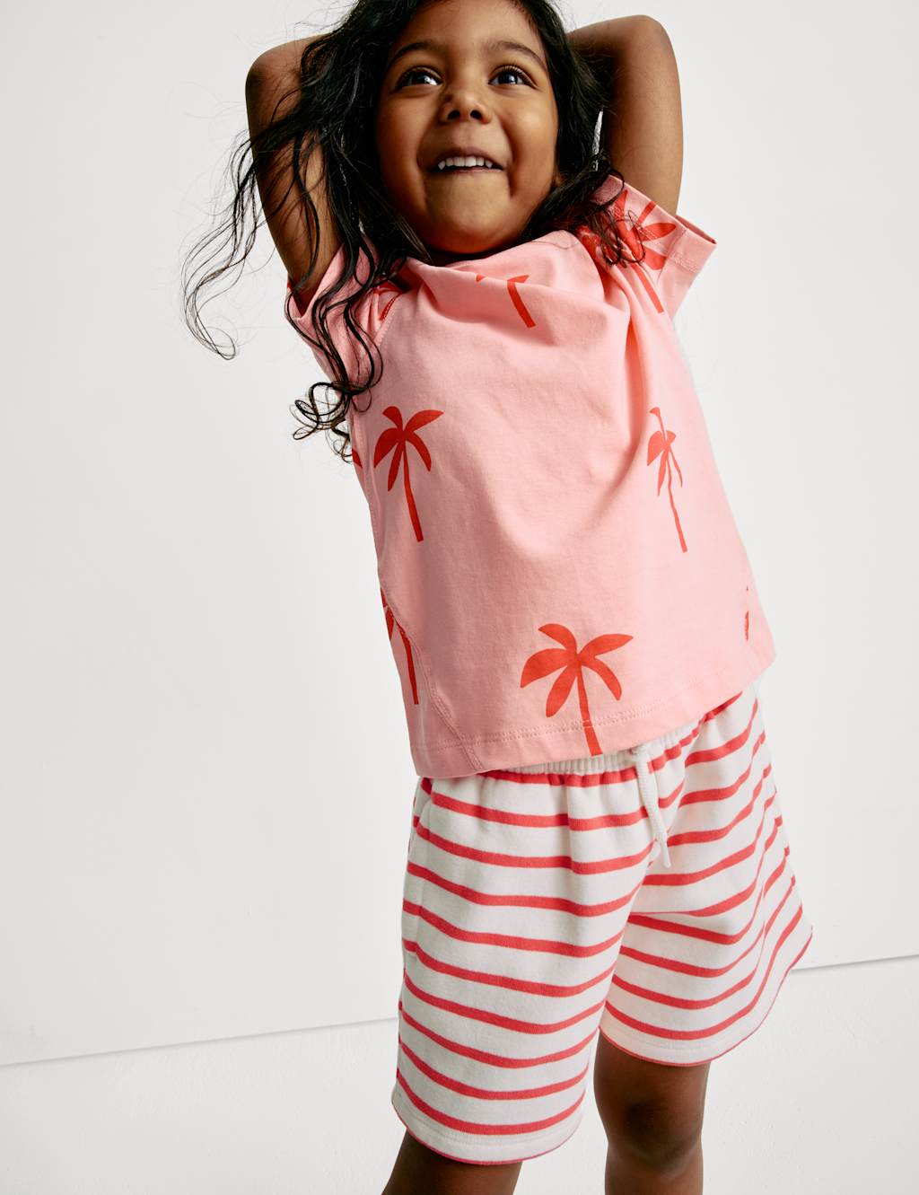 Cotton Rich Jersey Striped Shorts (2-8 Yrs) 6 of 7