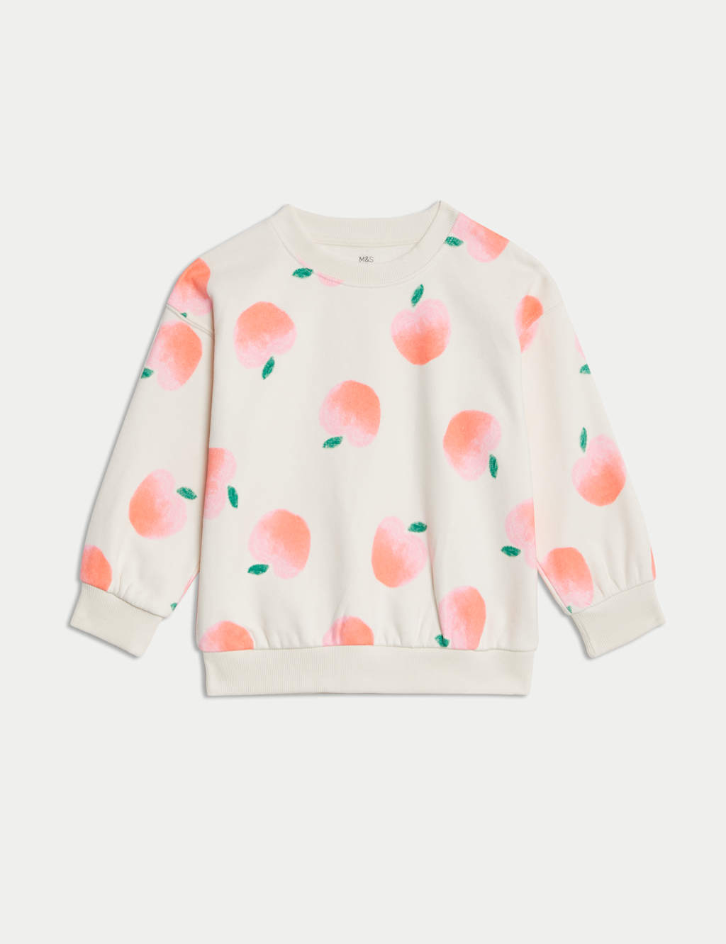 Cotton Rich Peach Sweatshirt (2-8 Yrs) 2 of 6