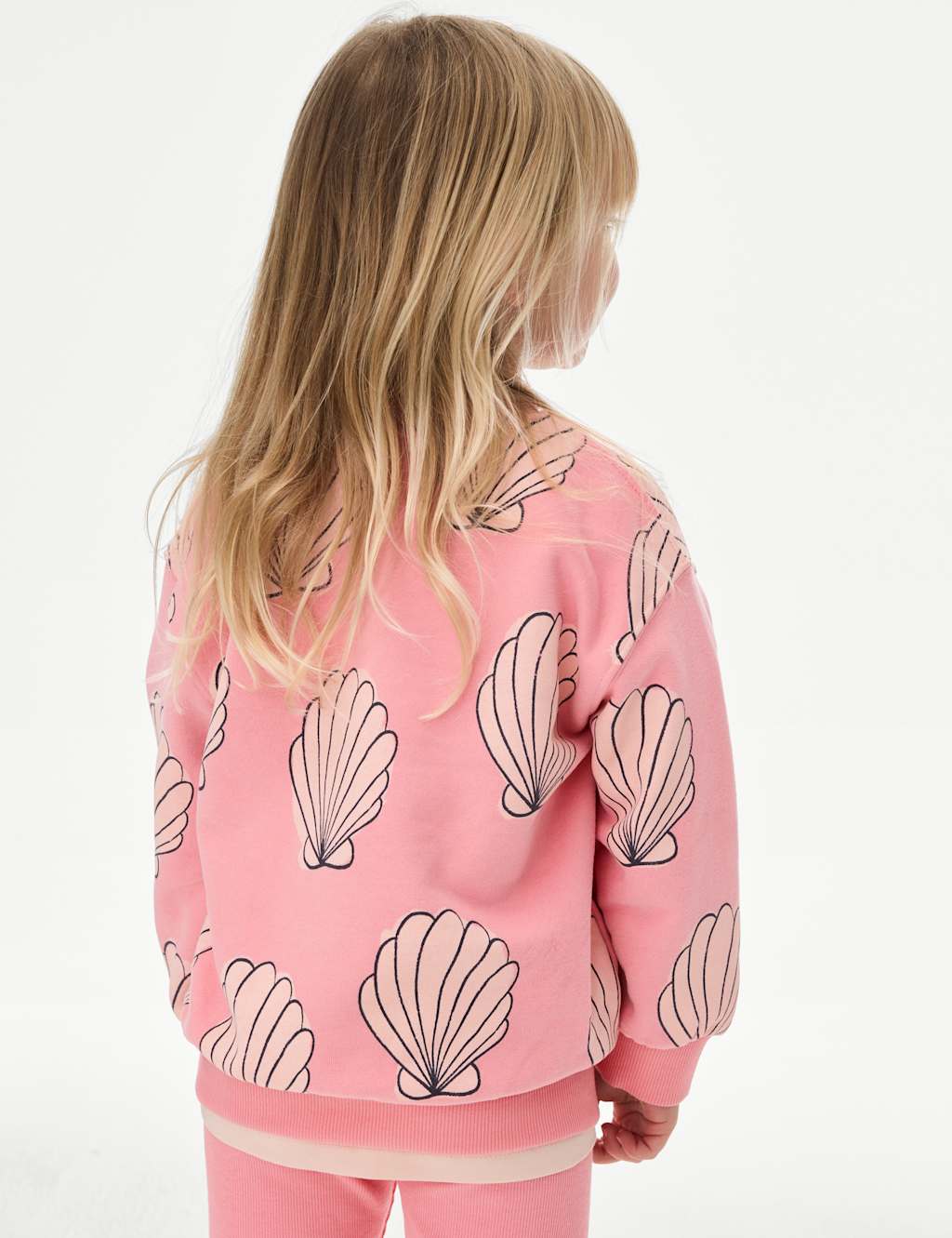 Cotton Rich Shell Print Sweatshirt (2-8 Yrs) 4 of 5