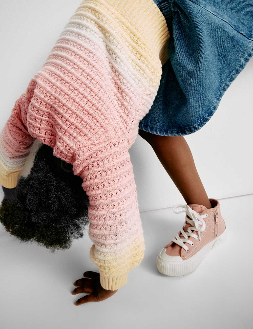 Pure Cotton Ombre Knitted Cardigan (2-8 Yrs) 4 of 7