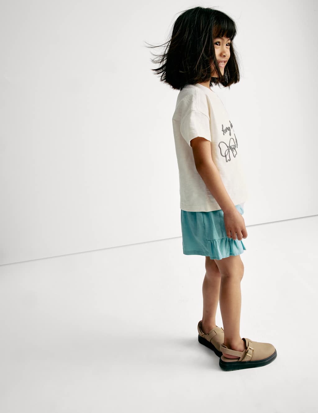 Pure Cotton Love Life Slogan T-Shirt (2-8 Yrs) 4 of 7