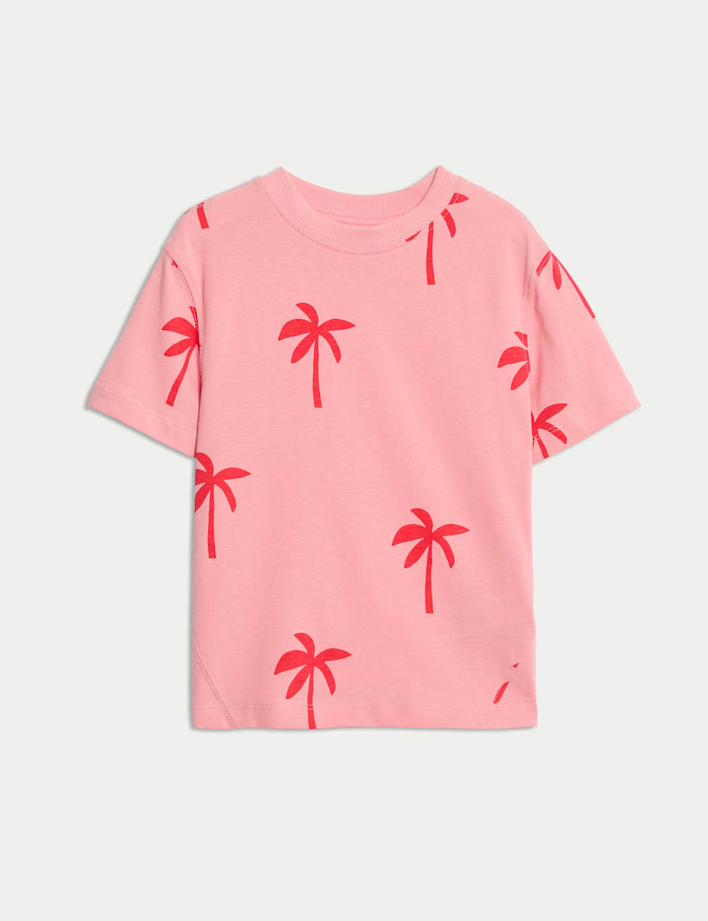 Pure Cotton Palm Tree Print T-Shirt (2-8 Yrs) 2 of 8