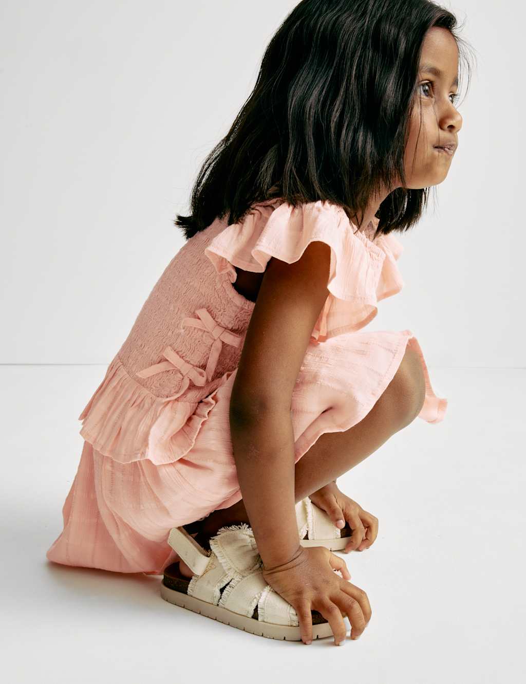 Frilled Crinkle Top (2-16 Yrs) 3 of 6