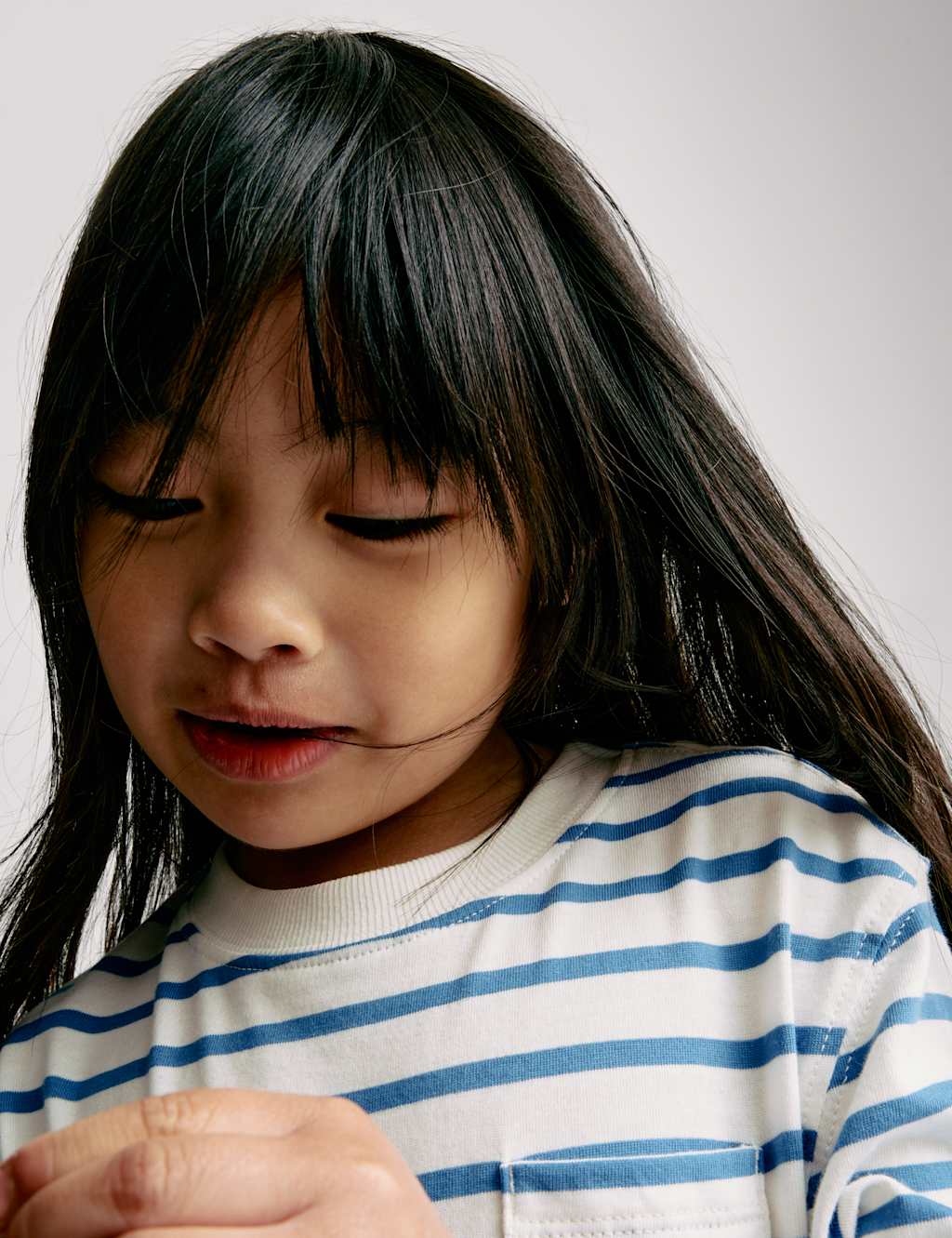 Pure Cotton Striped T-Shirt (2-8 Yrs) 1 of 8