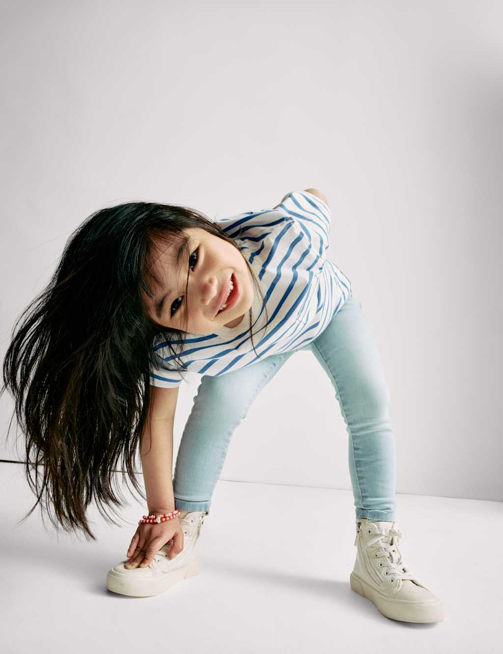Pure Cotton Striped T-Shirt (2-8 Yrs) 3 of 8