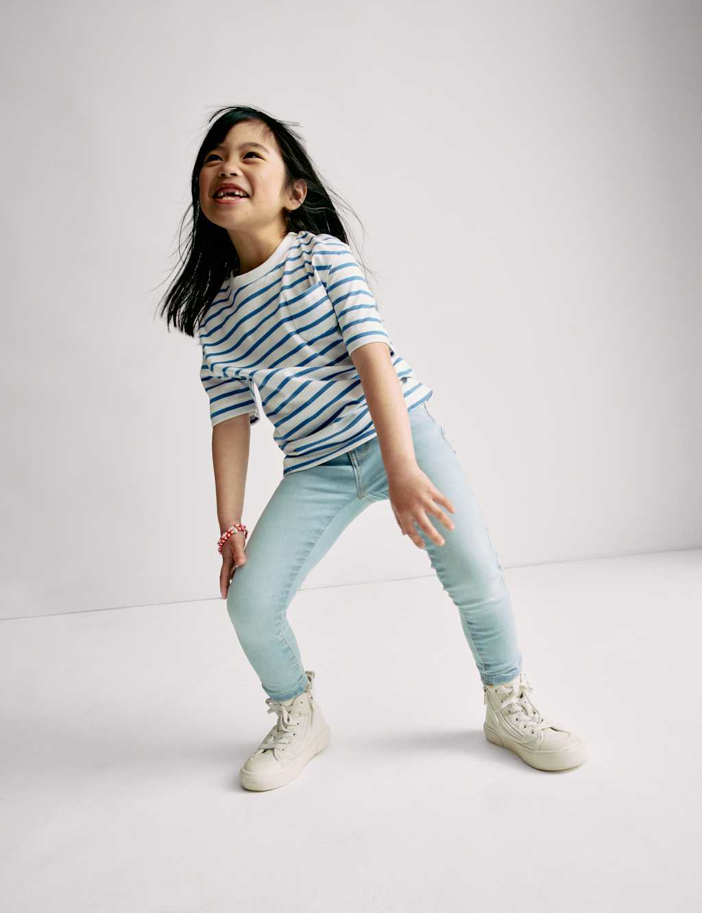 Pure Cotton Striped T-Shirt (2-8 Yrs) 4 of 8