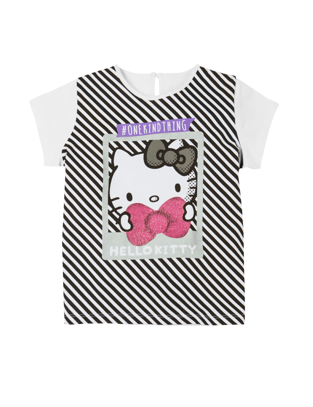 Hello Kitty Pure Cotton Striped T-Shirt (1-7 Years) 2 of 3
