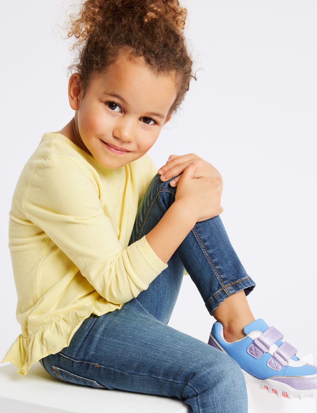 3 Pack Frill Hem Tops (3 Months - 7 Years) 4 of 8