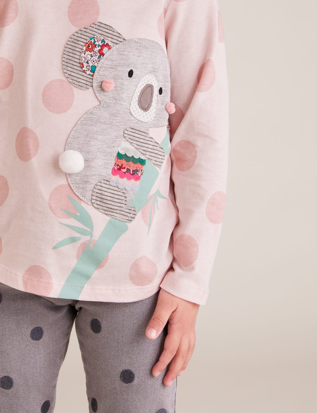 Cotton Koala Applique Long Sleeve Top (2-7 Yrs) 3 of 4