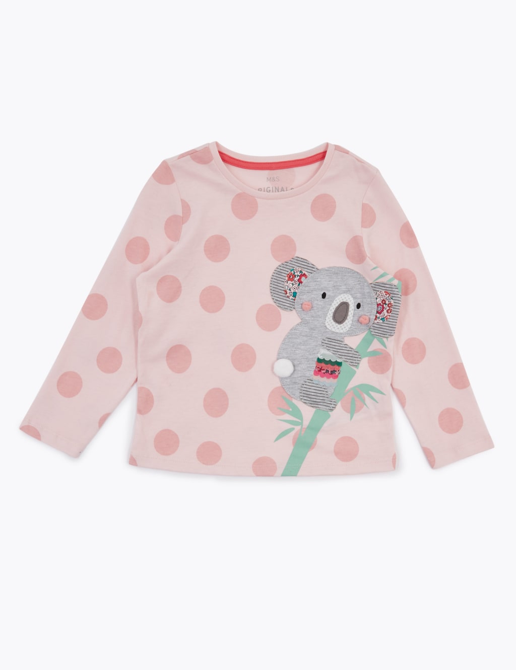 Cotton Koala Applique Long Sleeve Top (2-7 Yrs) 2 of 4