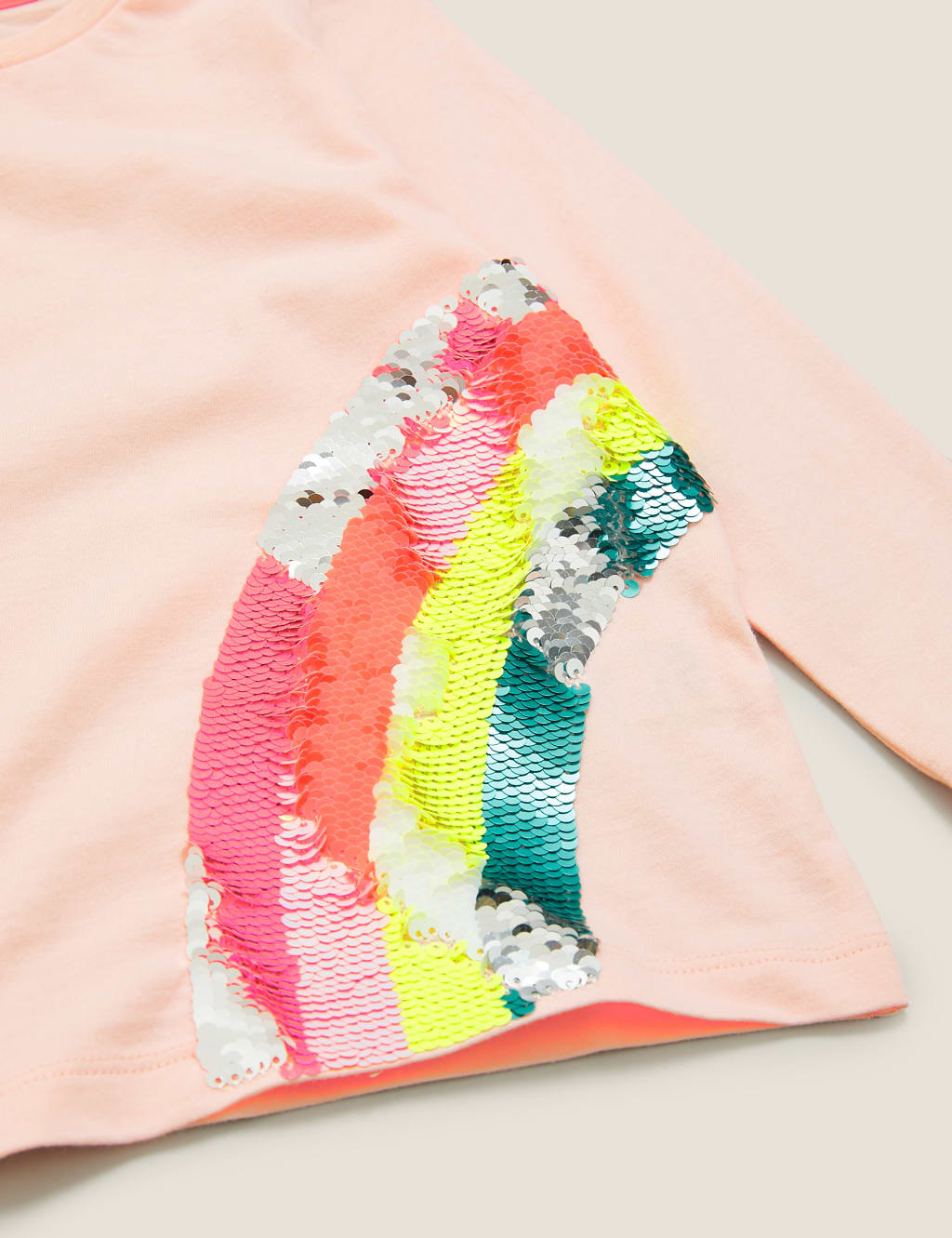 Pure Cotton Rainbow Reversible Sequin Top 5 of 6