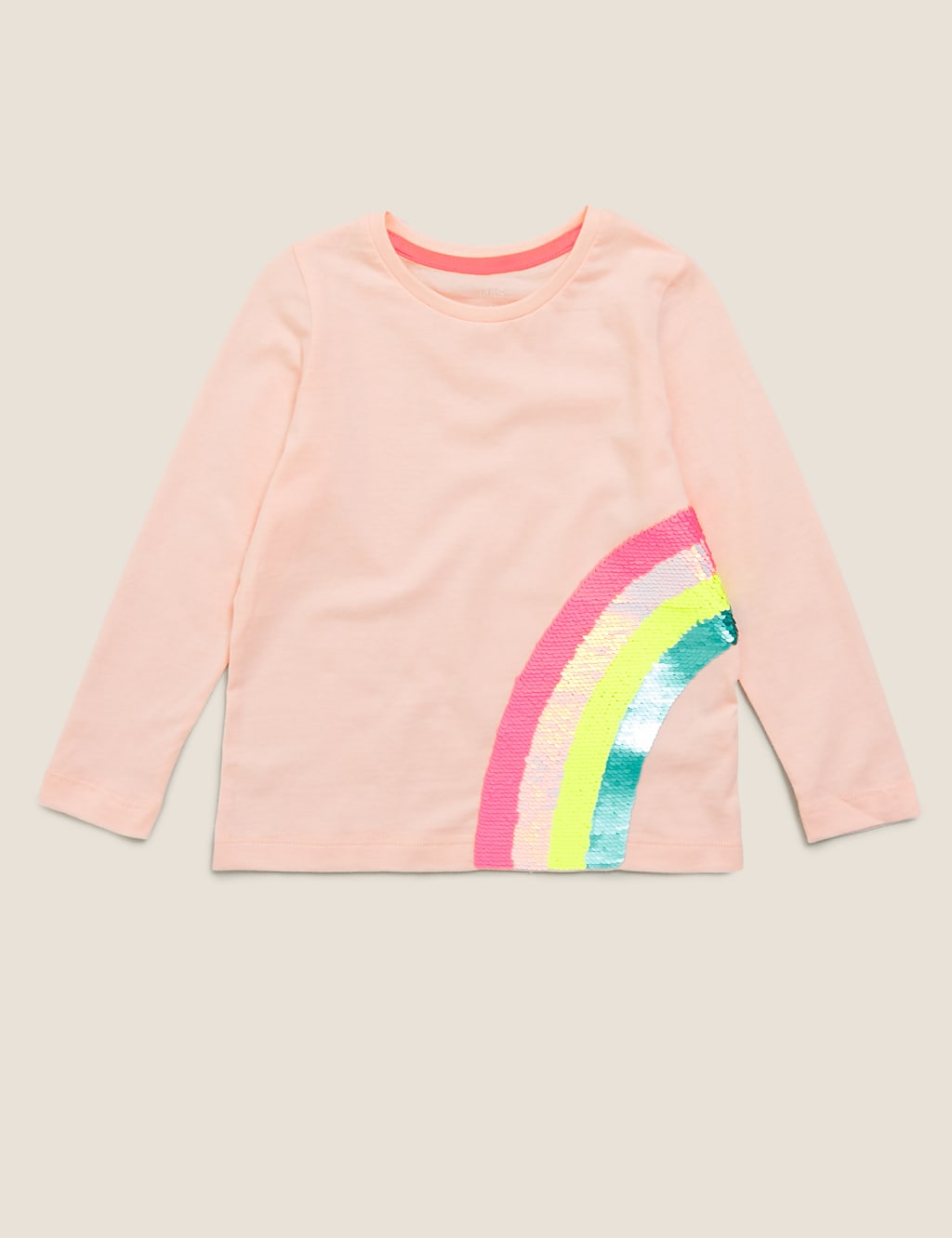 Pure Cotton Rainbow Reversible Sequin Top 2 of 6