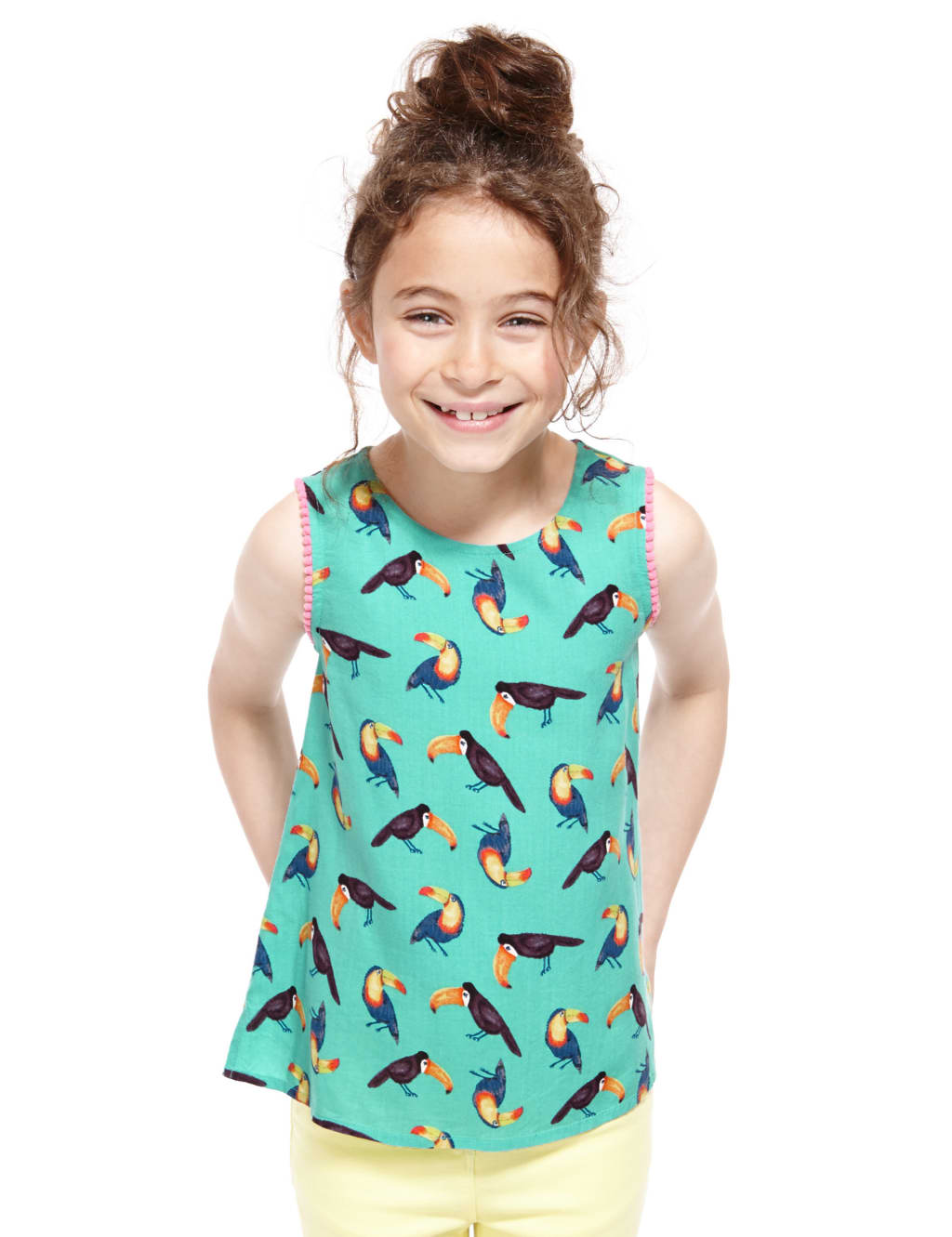 Parrot Print Top (1-7 Years) 1 of 3