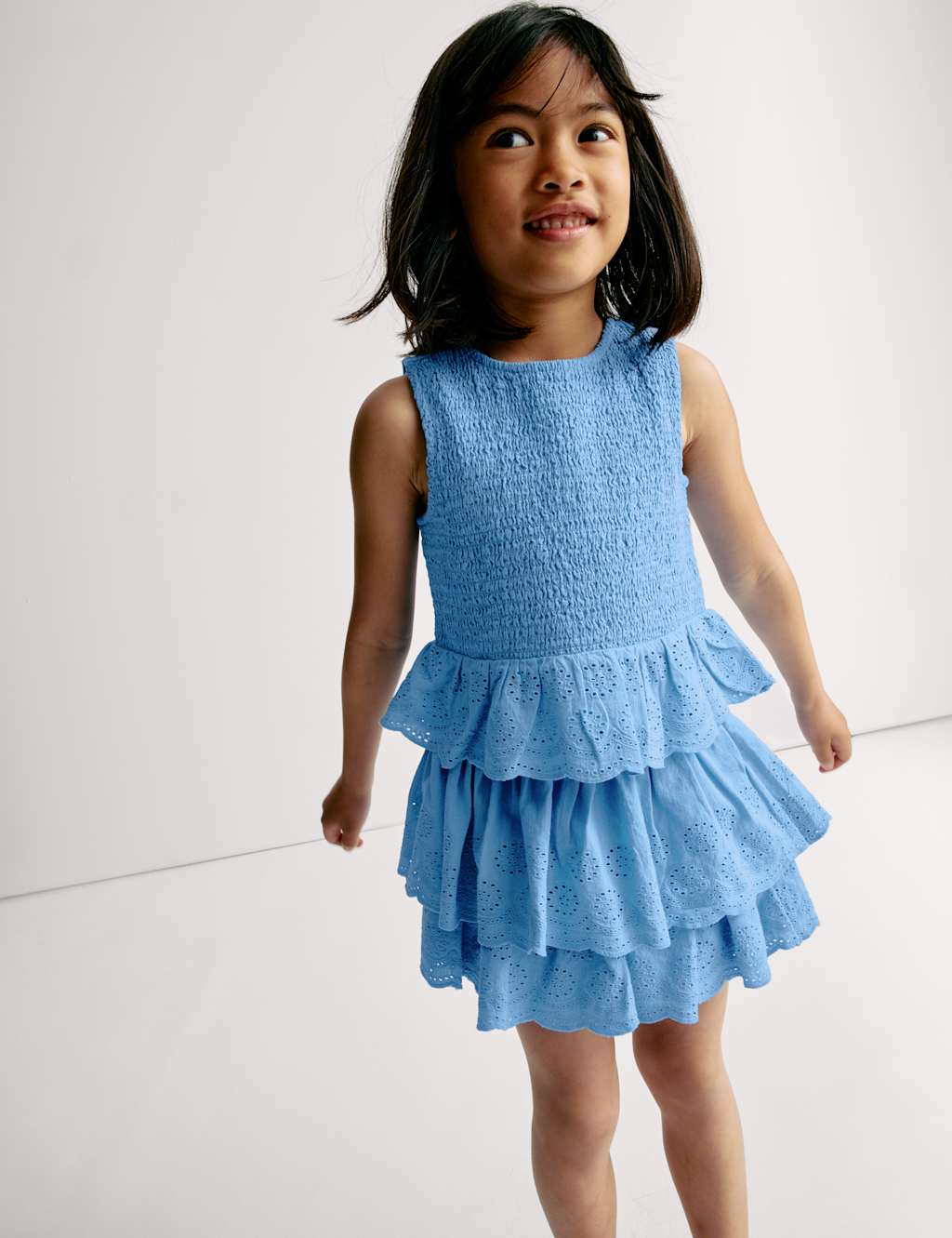 Pure Cotton Shirred Top (2-10 Yrs) 3 of 6