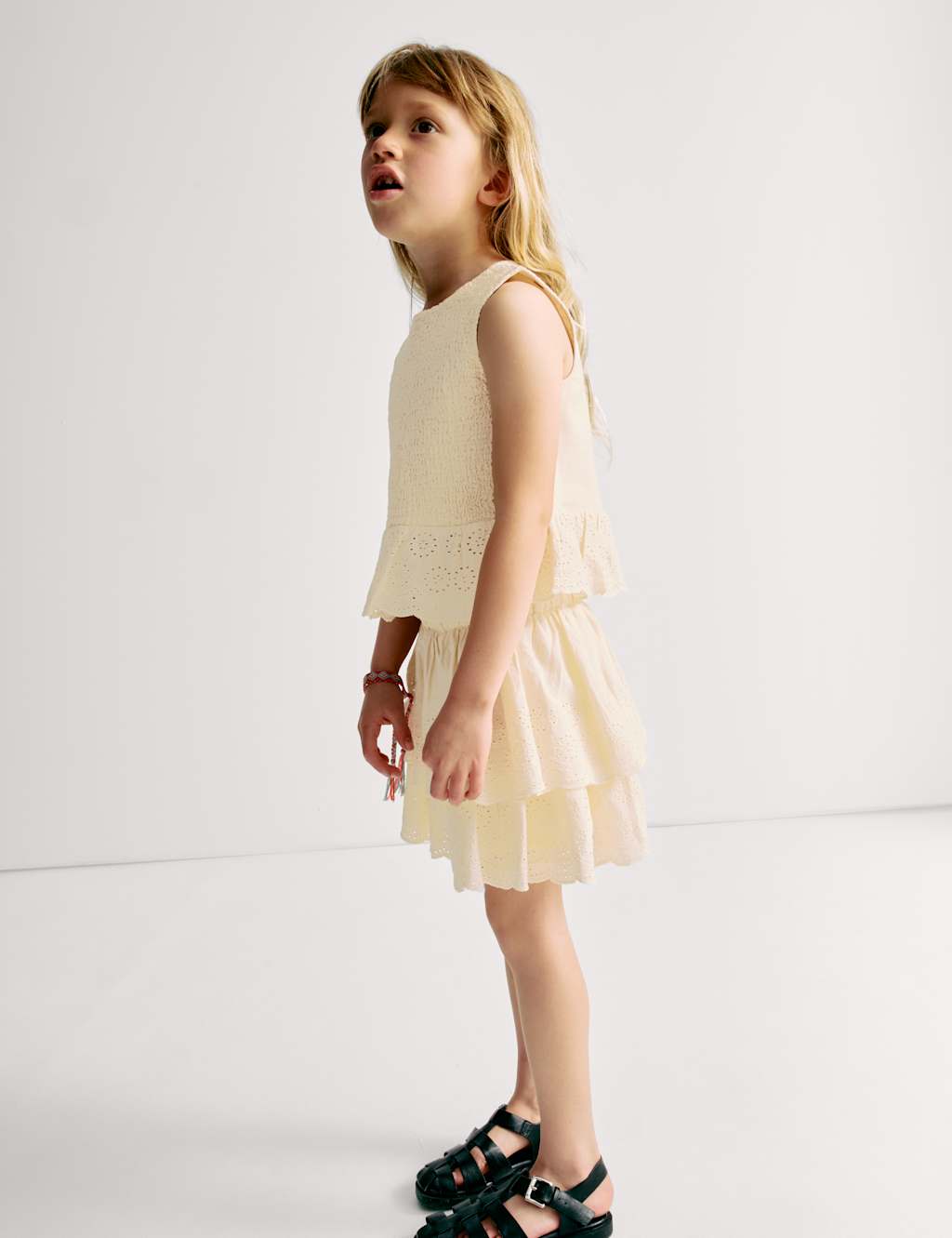 Pure Cotton Shirred Top (2-10 Yrs) 3 of 6