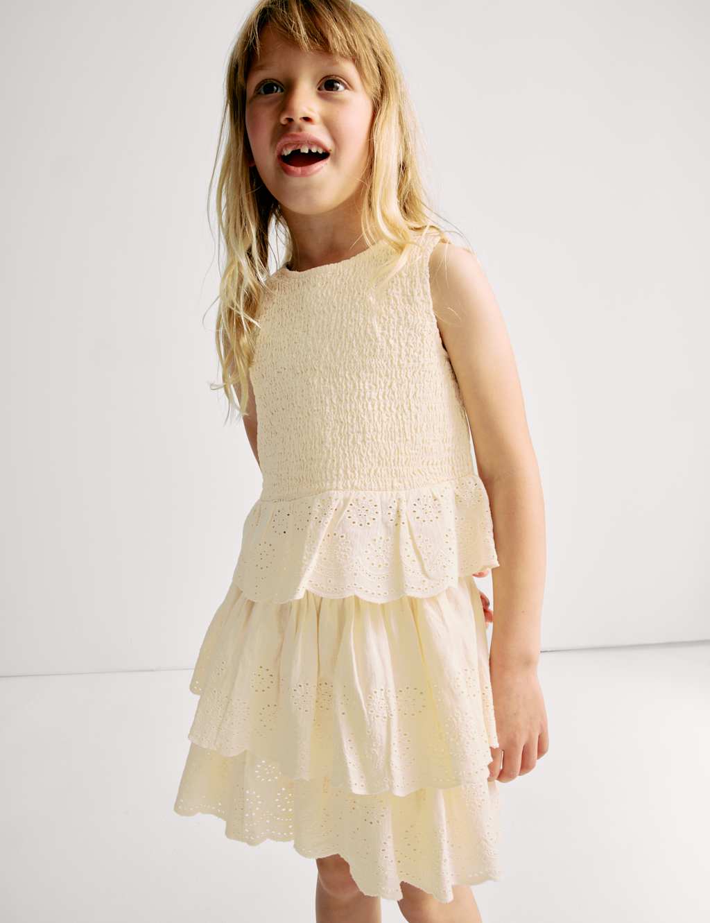 Pure Cotton Shirred Top (2-10 Yrs) 5 of 6