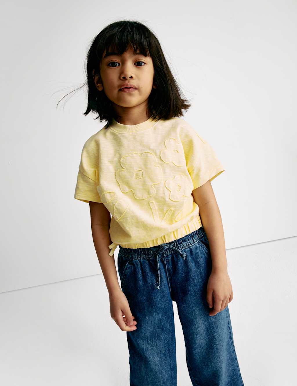 Pure Cotton Flower T-Shirt (2-8 Yrs) 7 of 8