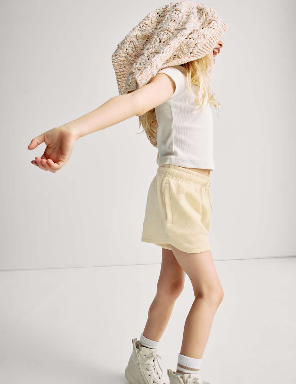 Cotton Rich Waffle Shorts (2-8 Yrs) 3 of 6