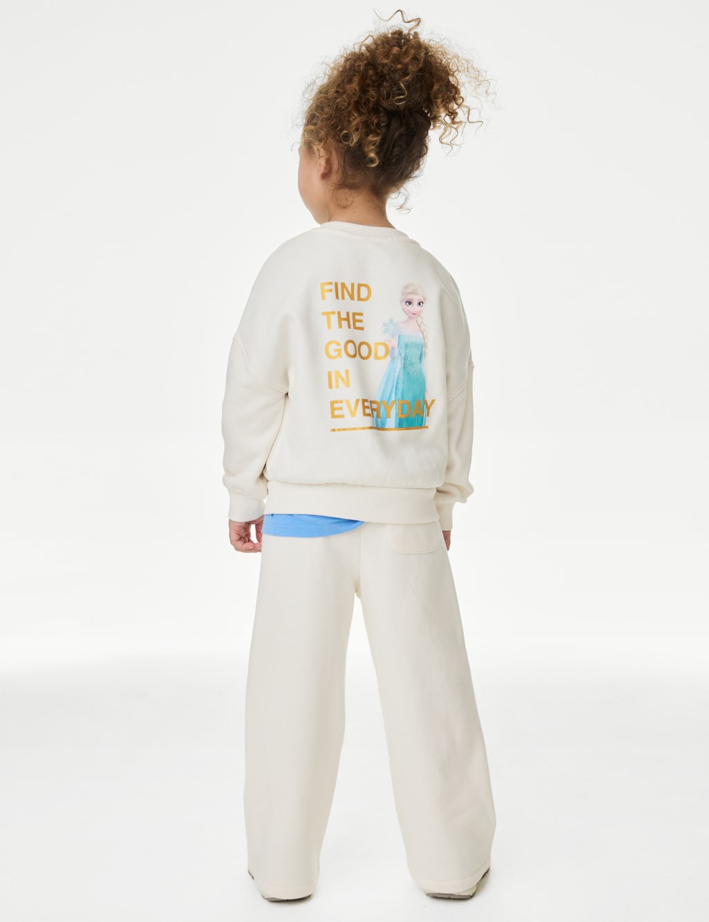 2pc Cotton Rich Frozen™ Joggers and Sweatshirt (2-8 Yrs) 5 of 7